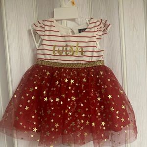 Christmas dress with underwear size 12 months